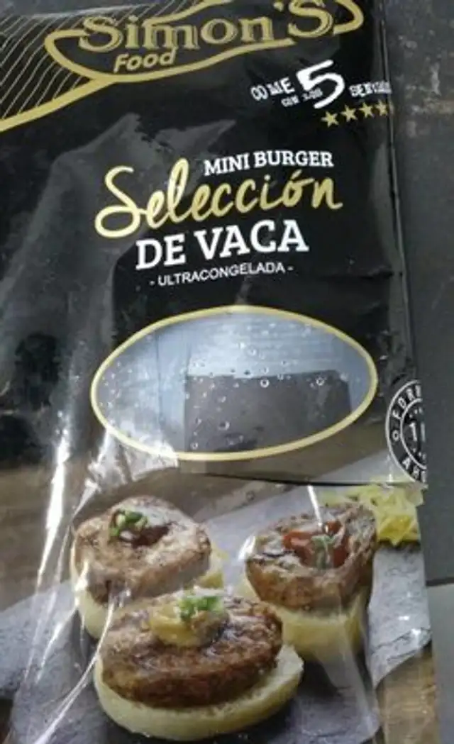 Mini burger Simon's food