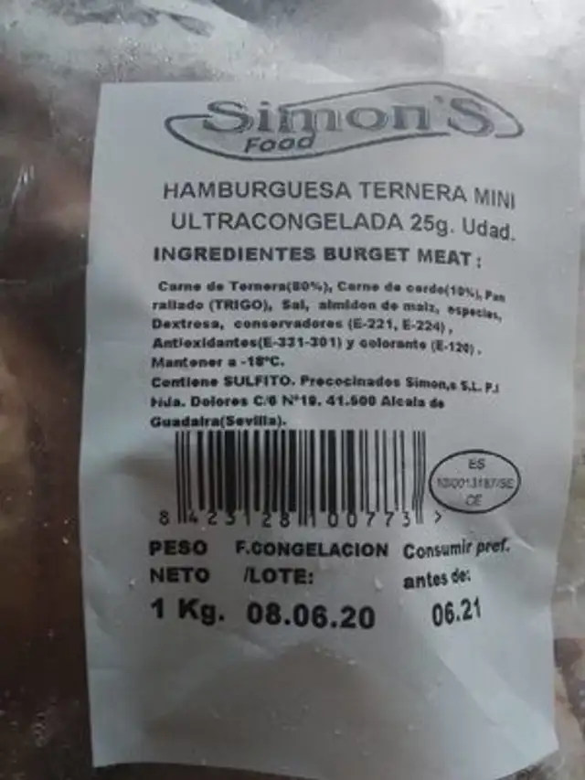 Hamburguesas de ternera mini