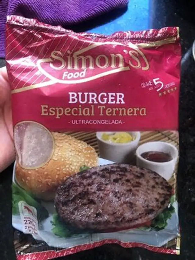 Burger especial ternera