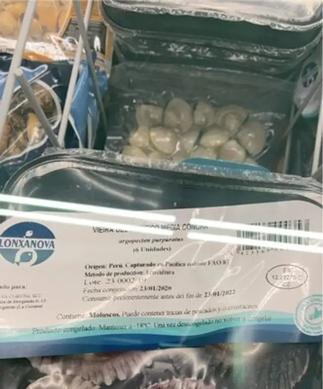 Vieira del pacifico nutrition facts table