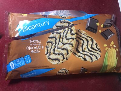 Tortitas de maíz con chocolate negro