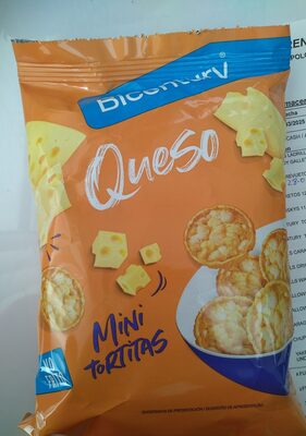 Mini tortitas sabor queso ibérico