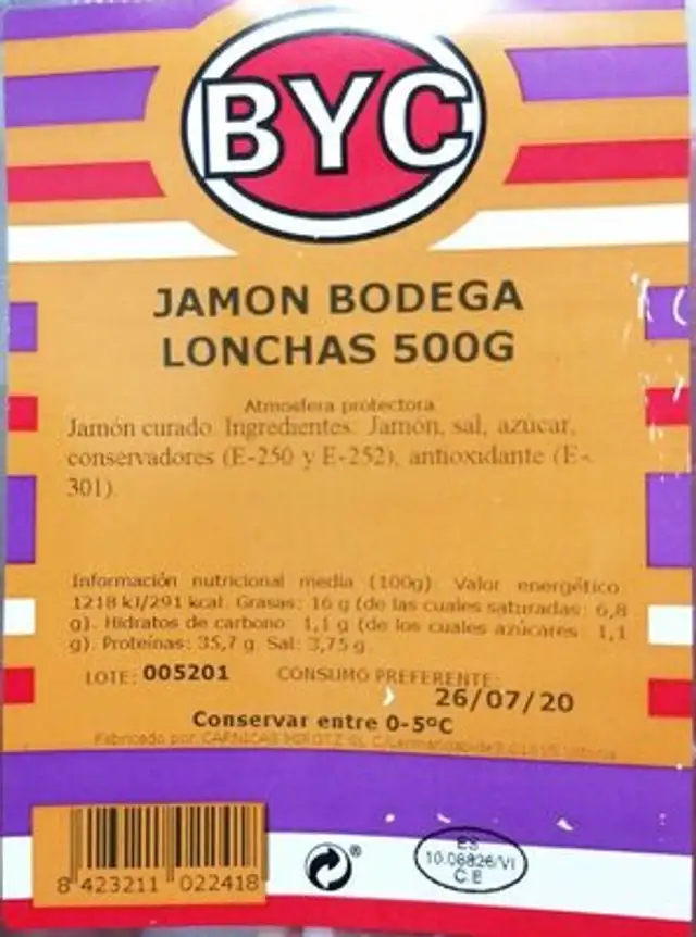 Jamón de bodega
