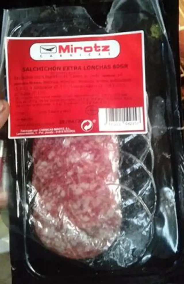 Salchichón extra lonchas 80g