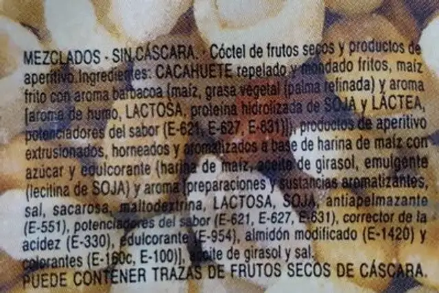 MEZKLAD2 nutrition facts table