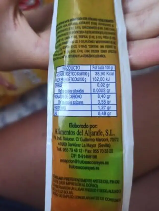 Flax nutrition facts table