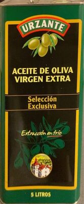 Aceite de oliva virgen extra front packaging