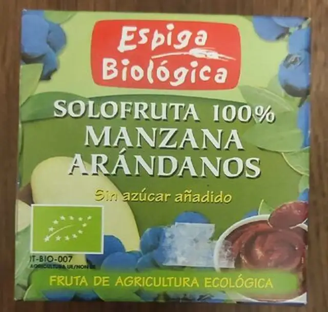 Solofruta 100% Manzana Arandanos