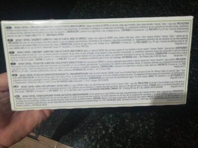 Infunat Depuril ingredients label