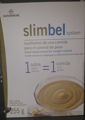 Sustitutivo de comida para adelgazar front packaging