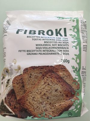 Fibroki biscottes soja front packaging