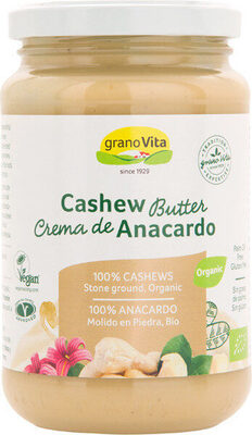 Crema de anacardo ecológica sin gluten y sin