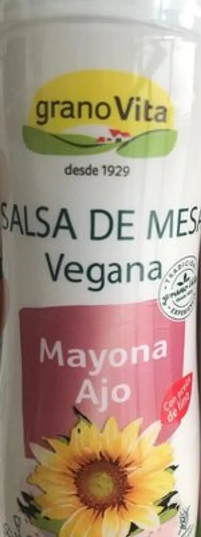Salsa de mesa Vegana