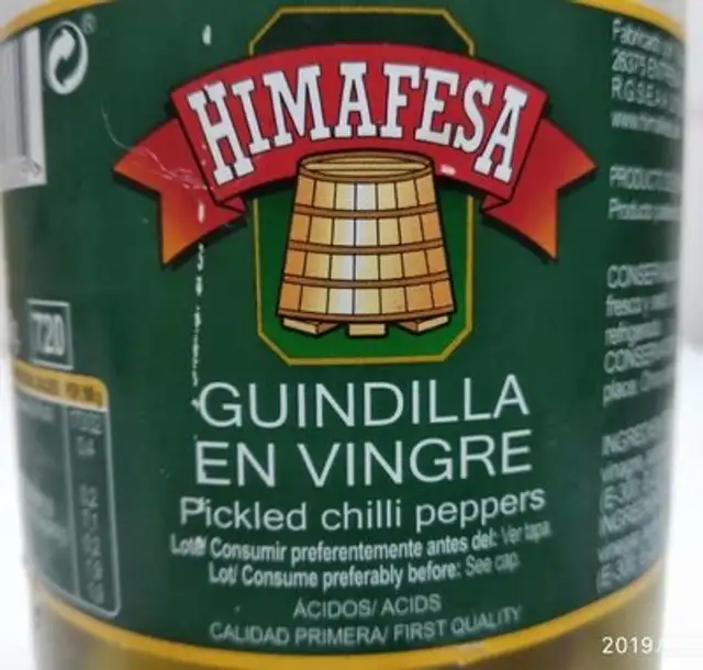 Guindilla en vinagre