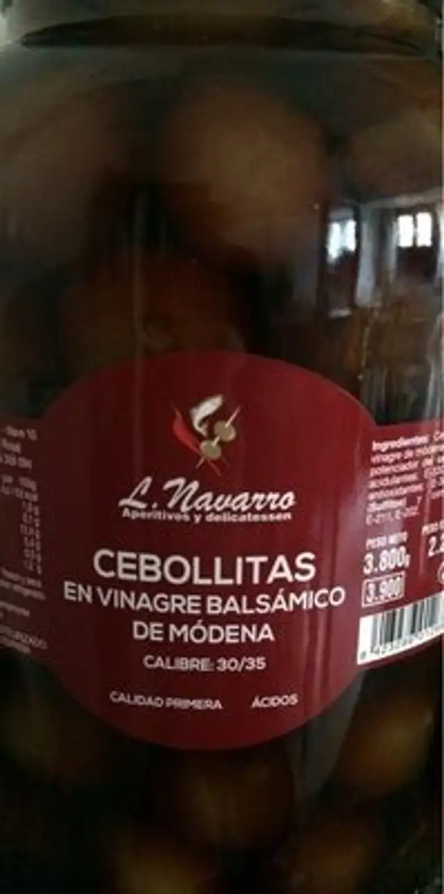 Cebollitas en vinagre baldamico de modena