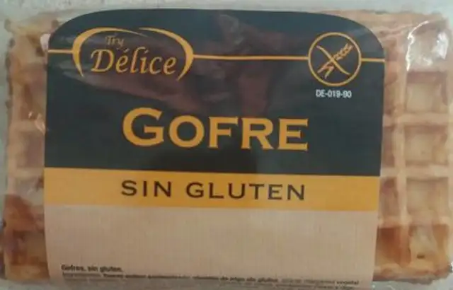 Gofre sin gluten