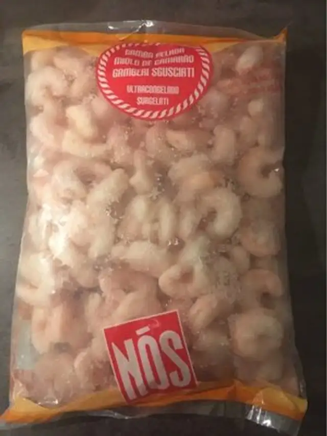 Crevettes surgelees
