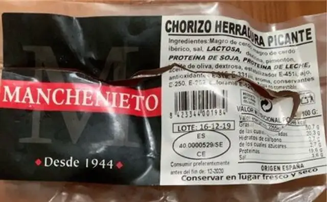 Chorizo herradura picante