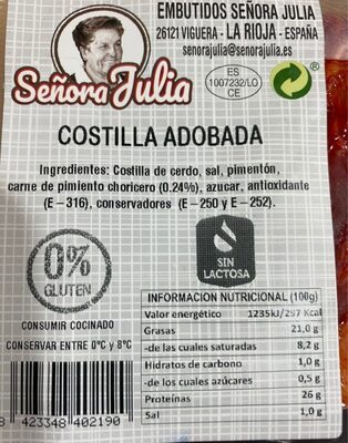 Costilla adobada