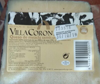 Queso de mezcla semicurado