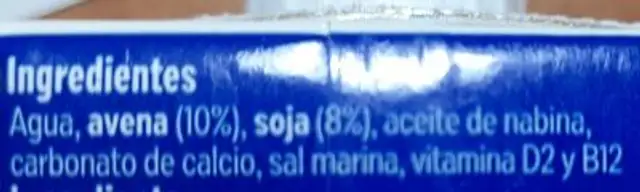 Unknown ingredients label
