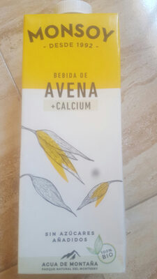 Bebida de avena +calcium