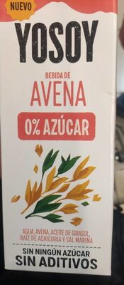 Bebida de avena 0% azúcar
