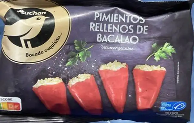 Pimientos rellenos de bacalao