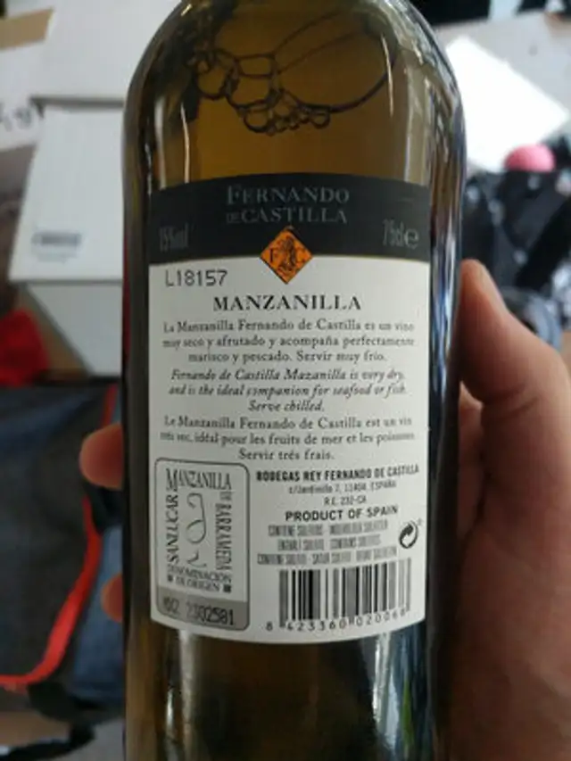 Unknown ingredients label