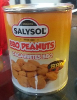 BBQ peanuts front packaging