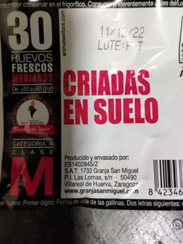 Unknown ingredients label