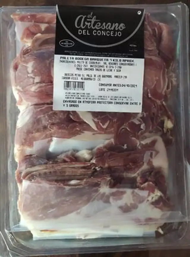 Paleta Bodega Barqueta 1 Kilo Aprox.
