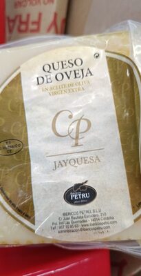 Queso oveja en aceite
