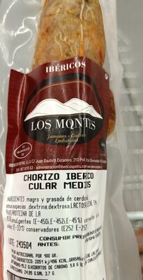 Chorizo ibérico cular