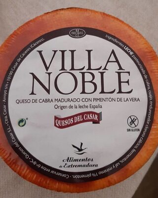 Villa Noble queso de cabra madurado con pimentón de la vera