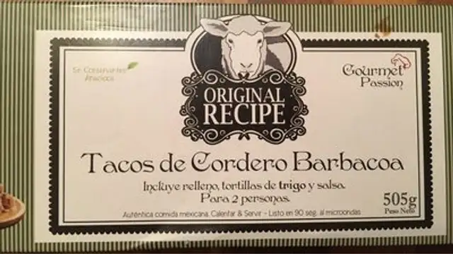 Tacos de cordero barbacoa