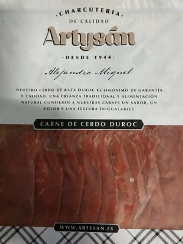 Carne de cerdo Duroc