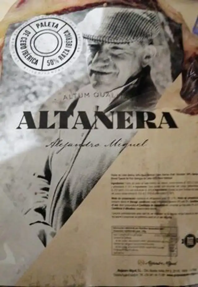 Paleta de cerdo iberica