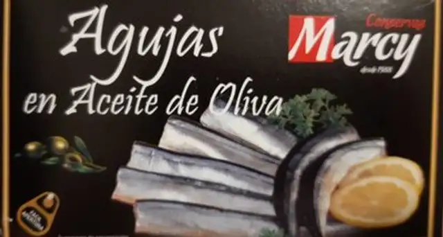 Agujas en aceite de oliva