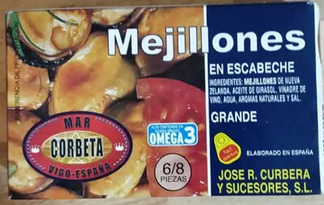 Mejillones en escabeche