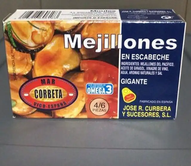 Mejillones en escabeche