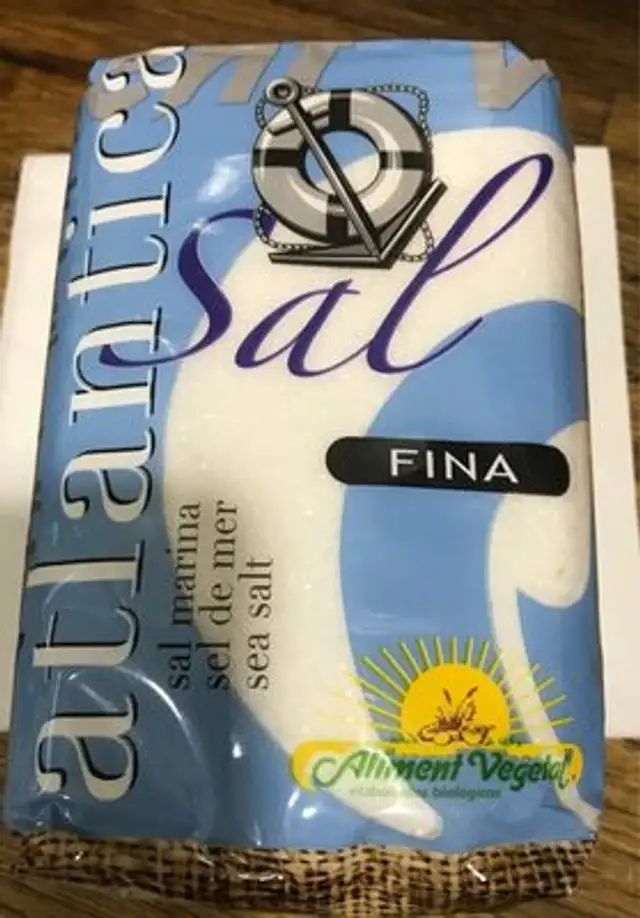 Sal marina nutrition facts table