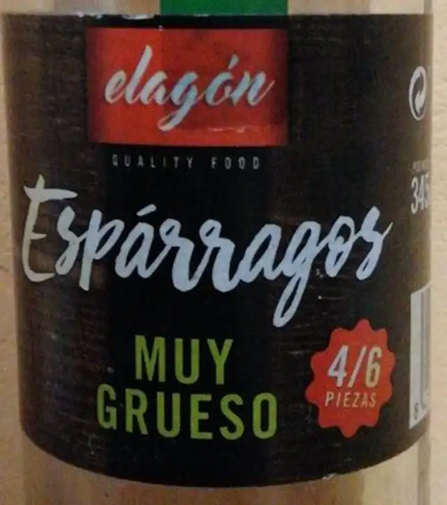 Espárragos muy gruesos