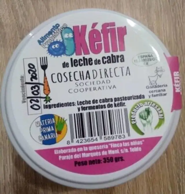 Kefir Entero de Leche de Cabra