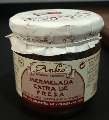 Mermelada extra de fresa