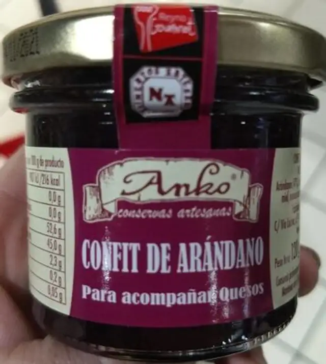 Confit de arándano