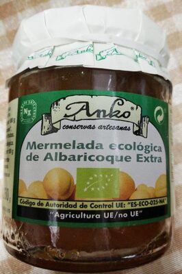 Mermelada ecológica de Albaricoque extra