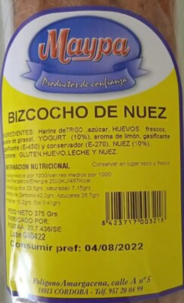 Unknown ingredients label