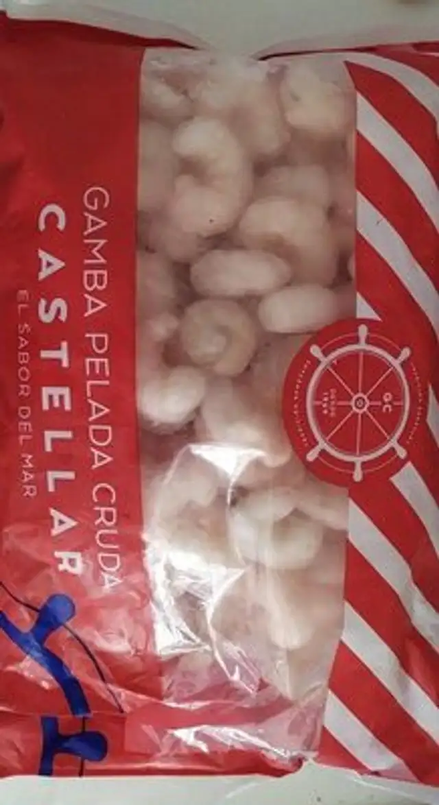 Gamba Pelada Cruda