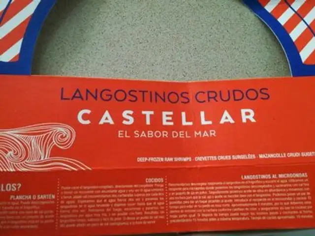 Langostinos crudos ultracongelados